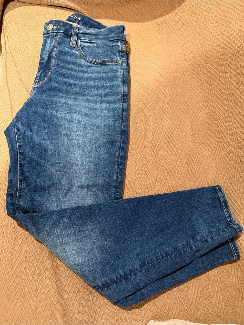 American Eagle Outfitters Women's Medium Blue Skinny Jeans size 6Short - Picture 7 of 7